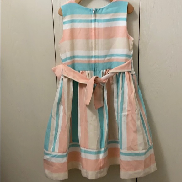 Bonnie Jean Pastel Striped Dress - Picture 4 of 7